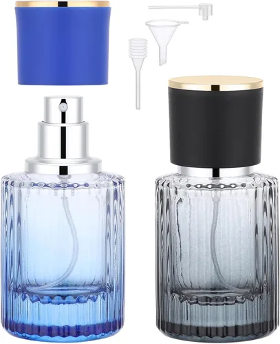 Vista 12 de Segbeauty Botellas de perfume de vidrio de 1 oz vacías, 2 piezas, botellas de perfume de viaje rellenables, botella de viaje de colonia de 1.0 fl