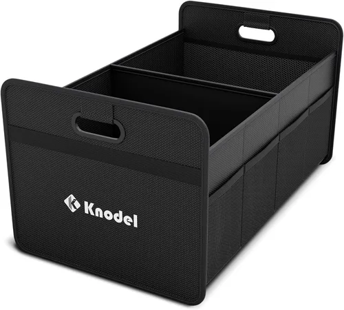 Vista 10 de K KNODEL Organizador de maletero de automóvil, organizador plegable para automóvil, consolas y organizadores automotrices, almacenamiento con asas
