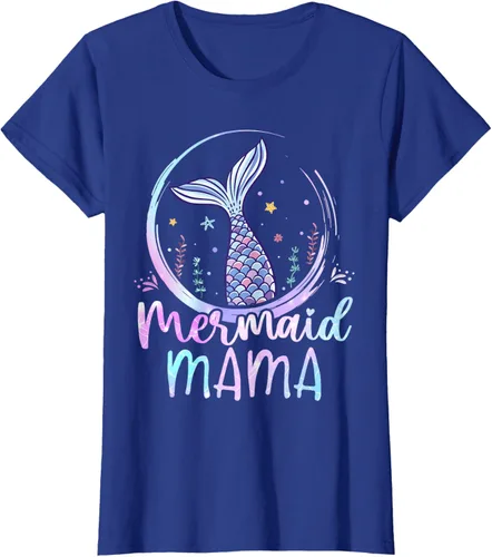 Vista 10 de Camiseta de sirena para mujer, diseño de cola de sirena para cumpleaños, playa, cola de sirena, Negro