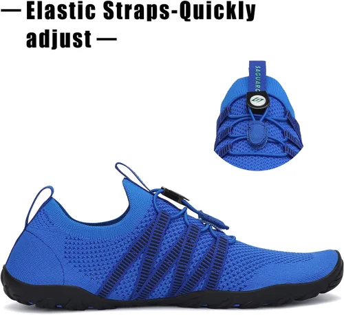 Vista 5 de Kararao Mens Womens Water Shoes Quick Dry Swim Shoes Beach Shoes Pool Surfing Aqua Sports