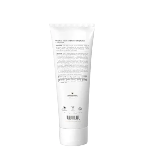 Vista 9 de Bounce Curl - Acondicionador desenredante hidratante para cabello rizado fino y medio, aceite de aloe y semillas negras, color seguro, sin silicona