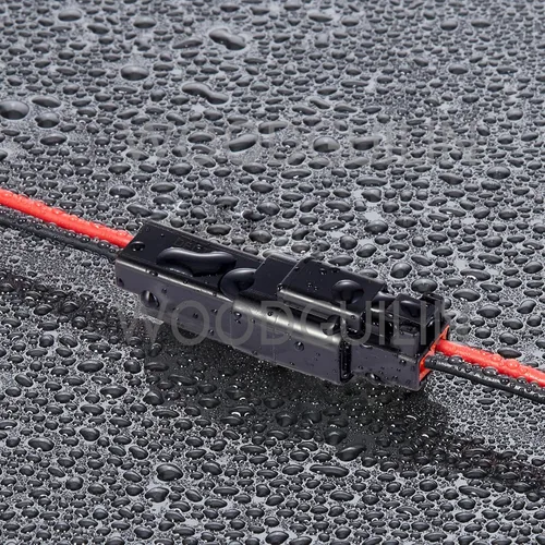 Vista 3 de 5 pares de conectores DT de 2 pines, impermeables, conectores eléctricos automotrices Deutsch, macho y hembra, con cable de 16 AWG, para automóvil