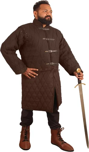 Vista 2 de Abrigo acolchado Gambeson Chaqueta Aketon para Sca