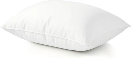 Vista 12 de puredown - Juego de 2 almohadas de plumas de ganso, tamaño estándar, colección de calidad de hotel, con funda de 100% algodón, color gris 2-Gris