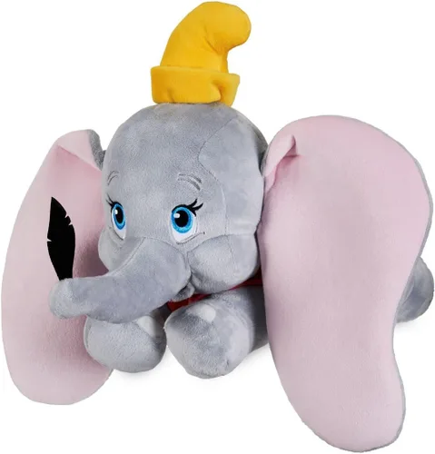 Vista 18 de Disney Store Juguete oficial de ángel mediano suave para niños, personaje de peluche con textura mullida y detalles bordados, orejas flexibles