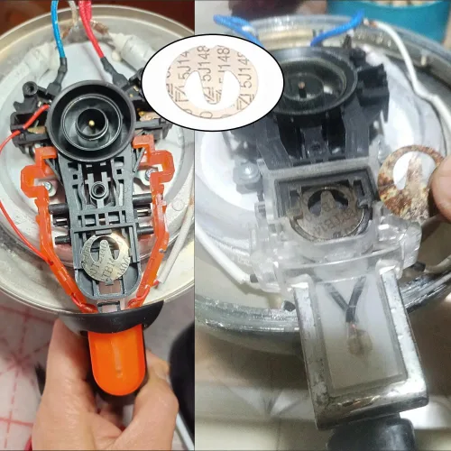 Vista 7 de Paquete de 10 termostatos eléctricos para hervidor de agua caliente con control de temperatura, interruptor de sensor de vapor, termostato