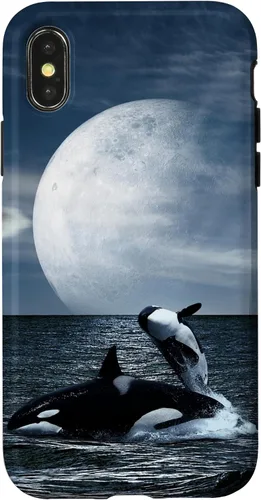 Vista 5 de Orca Whales Animal Nature Case for iPhone 17