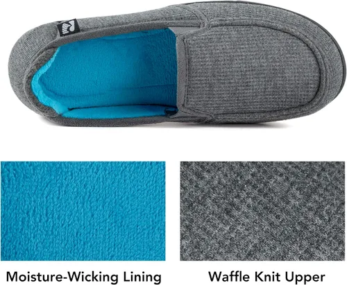 Vista 5 de RockDove Pantuflas con capucha de dos tonos para mujer con plantilla extraíble