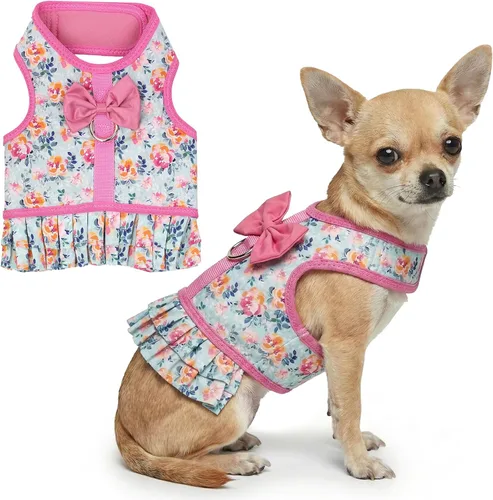 Vista 36 de Arnés para perro Parisian Pet - Arnés de libertad ajustable - Chaleco para perro de camuflaje verde - Arnés para perro de 100% tela de malla