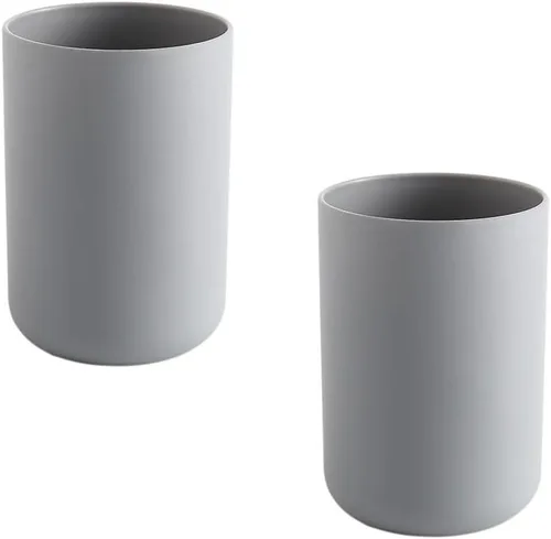 Vista 8 de Taza redonda de plástico para cepillo de dientes, taza de pareja, soporte creativo para cepillos de dientes para el hogar, taza de lavado simple