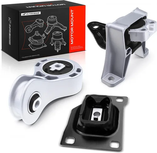 Vista 10 de A-Premium 3 piezas de kit de montaje para motor, transmisión y puntal de torque compatible con Ford Focus 2008 2009 2010 2011, transmisión