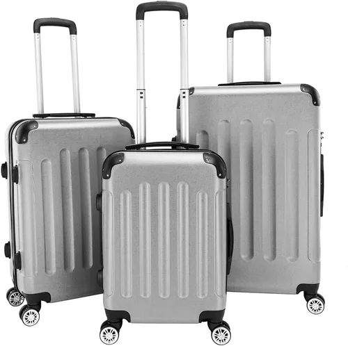 Vista 20 de Juego de equipaje de 3 piezas – Maletas con ruedas giratorias multidireccionales – Bolsa de viaje Maleta ABS con bloqueo TSA – Maletas de carcasa