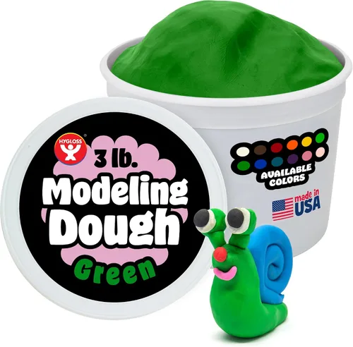 Vista 48 de Hygloss Masa de Modelado para Niños – Masa Sensorial Segura y No Tóxica para Artes y Manualidades – Tubo de 1.4 kg – Arcilla de Juego