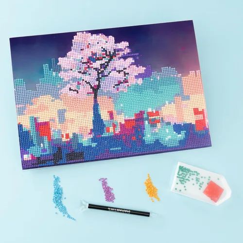 Vista 5 de DIAMANTINY - Pintura de paisaje por números, multicolor, A4, 96313