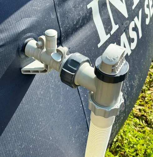 Vista 6 de Válvula de chorro de aire y tapa de válvula de piscina 12363 12373 compatible con válvula de entrada de piscina sobre el suelo Intex