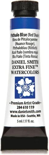 Vista 39 de DANIEL SMITH Pintura acuarela extrafina, tubo de 5 ml, rojo alizarina, 284610004