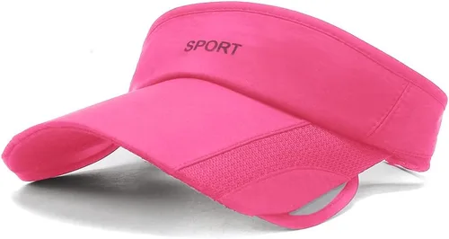 Vista 37 de Viseras solares para mujer con visera retráctil, visera de golf, protección UV, gorra de playa, tenis, correr, deporte, sombrero ajustable