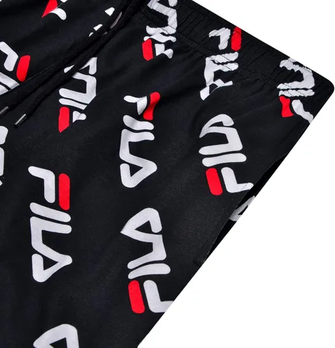 Vista 3 de Fila Pantalones cortos de gimnasio grandes y altos para hombre, pantalones cortos deportivos de jersey para hombre, pantalones cortos de gimnasio