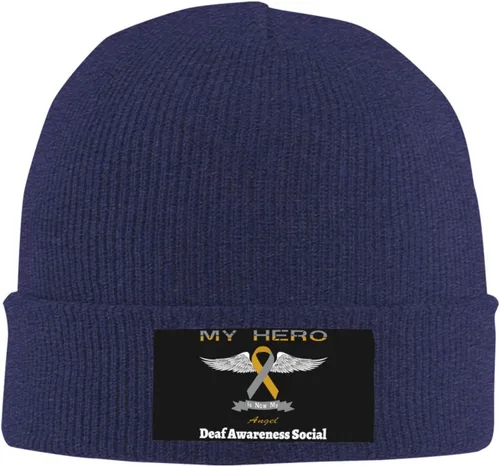 Vista 2 de Beanie Hat Unisex Stretchy Hat Soft Warmth Knit Hat Cap for Men & Women