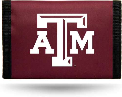 Vista 8 de Rico Industries Cartera de nailon de tres pliegues de la NCAA