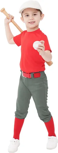 Vista 10 de QBK 2T-17Y - Pantalones de béisbol para niños pequeños, pantalones de sóftbol para jóvenes, pantalones de béisbol para niños y niñas
