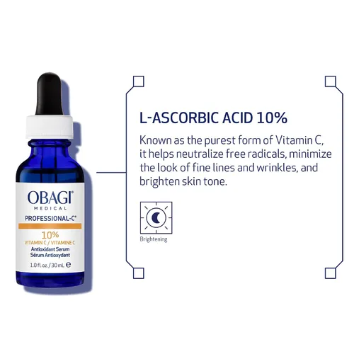 Vista 5 de Obagi Medical Professional-C Vitamin C Serum – Helps Brighten Skin Tone and Minimize the Appearance of Fine Lines & Wrinkles – Safe for Sensitive