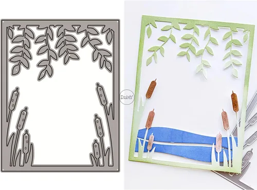 Vista 12 de DzIxY Troqueles de corte de metal con borde de encaje para kit de fabricación de tarjetas, troqueles de papel de relieve, plantillas de máquina de 10