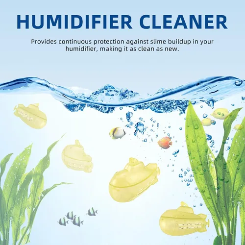 Vista 2 de AMI PARTS Humidificador universal limpiador de peces para todos los humidificadores y peceras, purifica el agua, suaviza el agua dura, evita