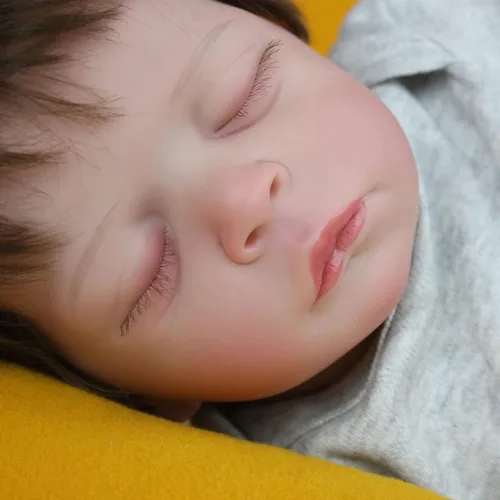 Vista 4 de 50 CM 3D Pintura Piel Suave Silicona Bebé Reborn Muñeca Niño Como Real Dormir Recién Nacido Vivo para Niña Regalo Arte Bebe Vestir Juguete