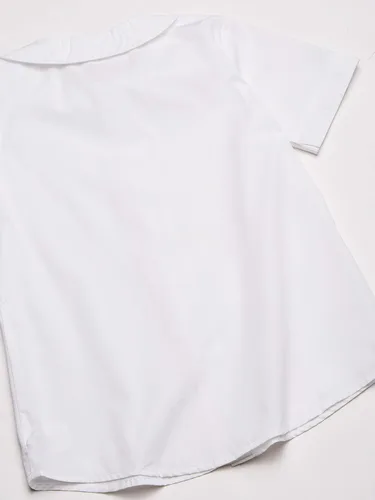 Vista 4 de CLASSROOM, Blusa de cuello Peter Pan de manga corta para niña