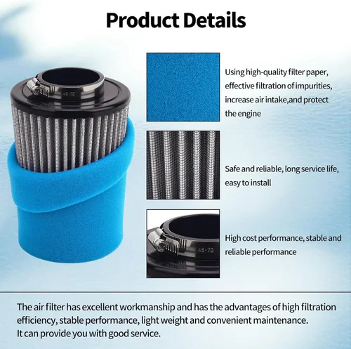 Vista 3 de TIANYAN Filtro de aire 0800-112000+kits de filtro de aceite 0800-011300 para CFMoto ZForce 800 EX SSV Trail EPS Sport 2015-2019; UForce 500 800 EX