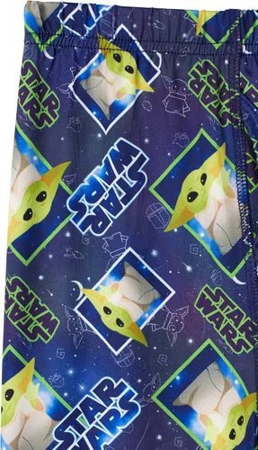 Vista 6 de STAR WARS Baby Yoda Boys Thermal Underwear Set for Kids 2 Piece Base Layer Shirt and Long John Leggings for Kids Pajamas