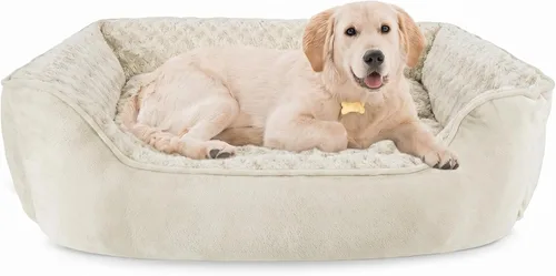 Vista 13 de JOEJOY - Cama rectangular para perros grandes, medianos y pequeños - Cama de sofá ortopédica lavable, suave y transpirable para cachorros