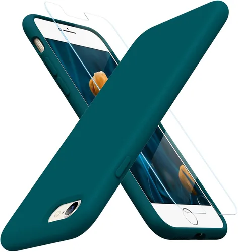 Vista 129 de Miracase Funda ultradelgada diseñada para iPhone SE 2022 (3ª generación)/iPhone SE 2020 (2ª generación)/iPhone 7/iPhone 8 con protector de pantalla