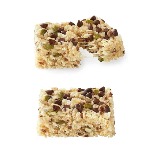 Vista 9 de Blake’s Seed Based, Chocolate Chip - Golosinas de arroz crujiente con chispas de chocolate, sin nueces, gluten, lácteos, ni soya; snack saludable