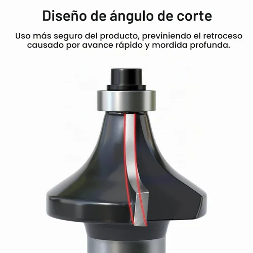 Vista 5 de Juego de brocas fresadoras de carburo de tungsteno con vástago de 1/2 pulgada