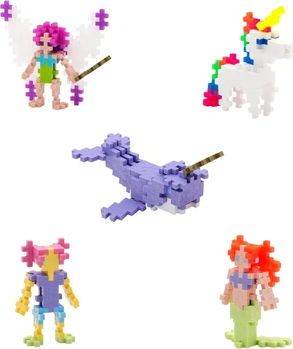 Vista 2 de PLUS PLUS Kit de juego de bloques de construcción, rompecabezas de figuras temáticas 3D, divertidos juguetes de tallo para niños, 350 piezas