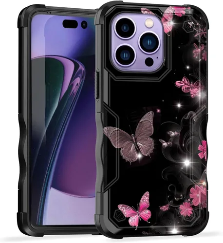 Vista 55 de Funda para iPhone Air, [doble capa] [protección contra caídas de grado militar de 10 pies] Funda resistente a prueba de golpes para iPhone Air