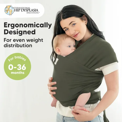 Vista 2 de KeaBabies Portabebés y organizador de pañales KeaBabies – Todo en 1 Original transpirable Baby Sling, organizador de bebé para guardería, ligero