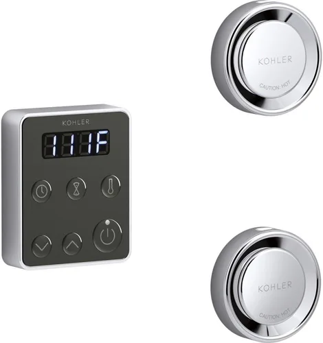 Vista 6 de KOHLER Kit de control del generador de vapor en tándem de la serie Invigoration