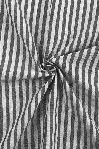 Vista 8 de JMIERR Camisas de algodón para hombre, camisa de vestir a rayas con botones y manga larga