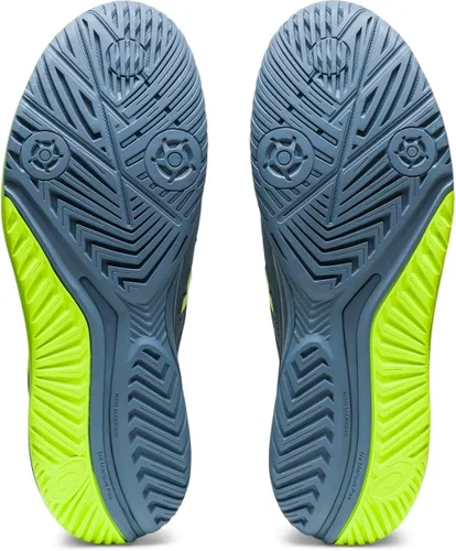 Vista 7 de ASICS Tenis Gel-Resolution 9 para hombre, Blancoverde azulado reparador