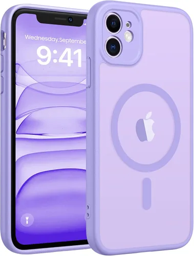 Vista 346 de FNTCASE - Funda para iPhone 16 Pro: magnética, mate, translúcida, de grado militar, protectora contra caídas, resistente, fina, duradera y a prueba