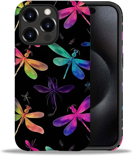 Vista 13 de CARLOCA Funda compatible con iPhone 15 Pro Max, funda protectora de gato en A para iPhone 15 Pro Max, TPU suave + PC duro 2 en 1, funda protectora