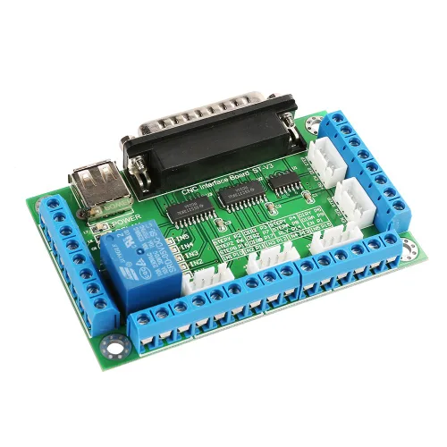Vista 2 de SainSmart Tablero de ruptura de 5 ejes para molino CNC de controlador de motor paso a paso