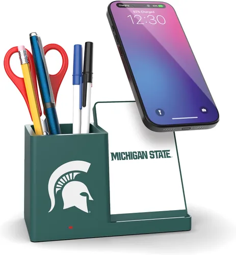 Vista 53 de SOAR NCAA - Soporte de carga inalámbrico unisex para teléfono celular y organizador de escritorio Color del