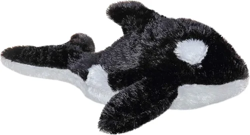 Vista 19 de Aurora® Adorable Mini Flopsie™ Mei Mei™ Animal de peluche, facilidad juguetona, compañeros atemporales, color blanco, 8 pulgadas