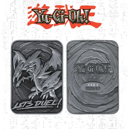 Vista 7 de Yu-Gi-Oh! Insignia de pin chapada en plata .999 de edición limitada Dragón blanco de ojos azules
