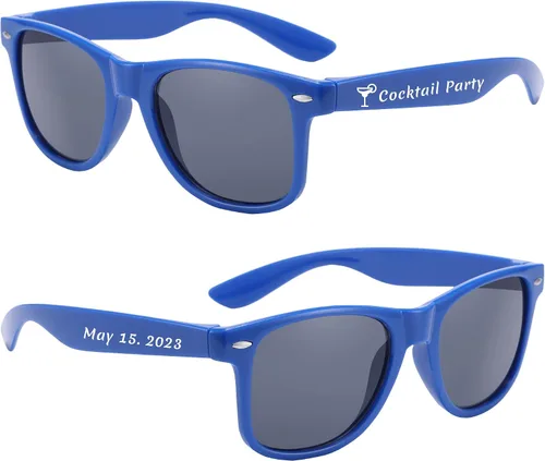 Vista 25 de Gafas de sol de boda personalizadas, gafas de sol personalizadas para invitados, cumpleaños y despedida de soltero