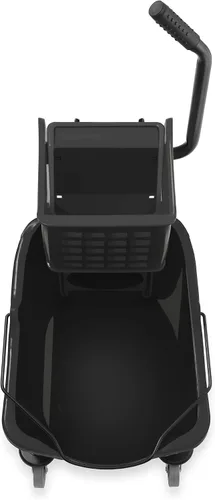Vista 3 de Dryser Comercial prensa lateral escurridor Combo fregona cubo, 33 cuartos de galón, negro